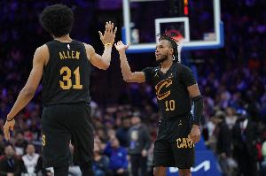 美记：骑士自信目前阵容可争冠 无意交易加兰&amp;贾勒特-阿伦